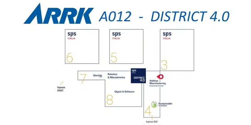 SPS Italia 2024 district 4.0 lo spazio dedicato alla manifattura additiva arrk stand A012